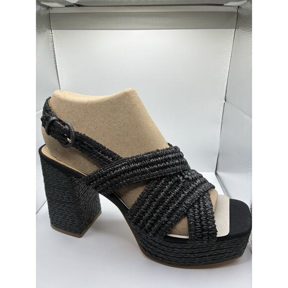 Marc Fisher LTD Women's Caddy platform block heel sandals Size 11 Boho Chic - Picture 1 of 6